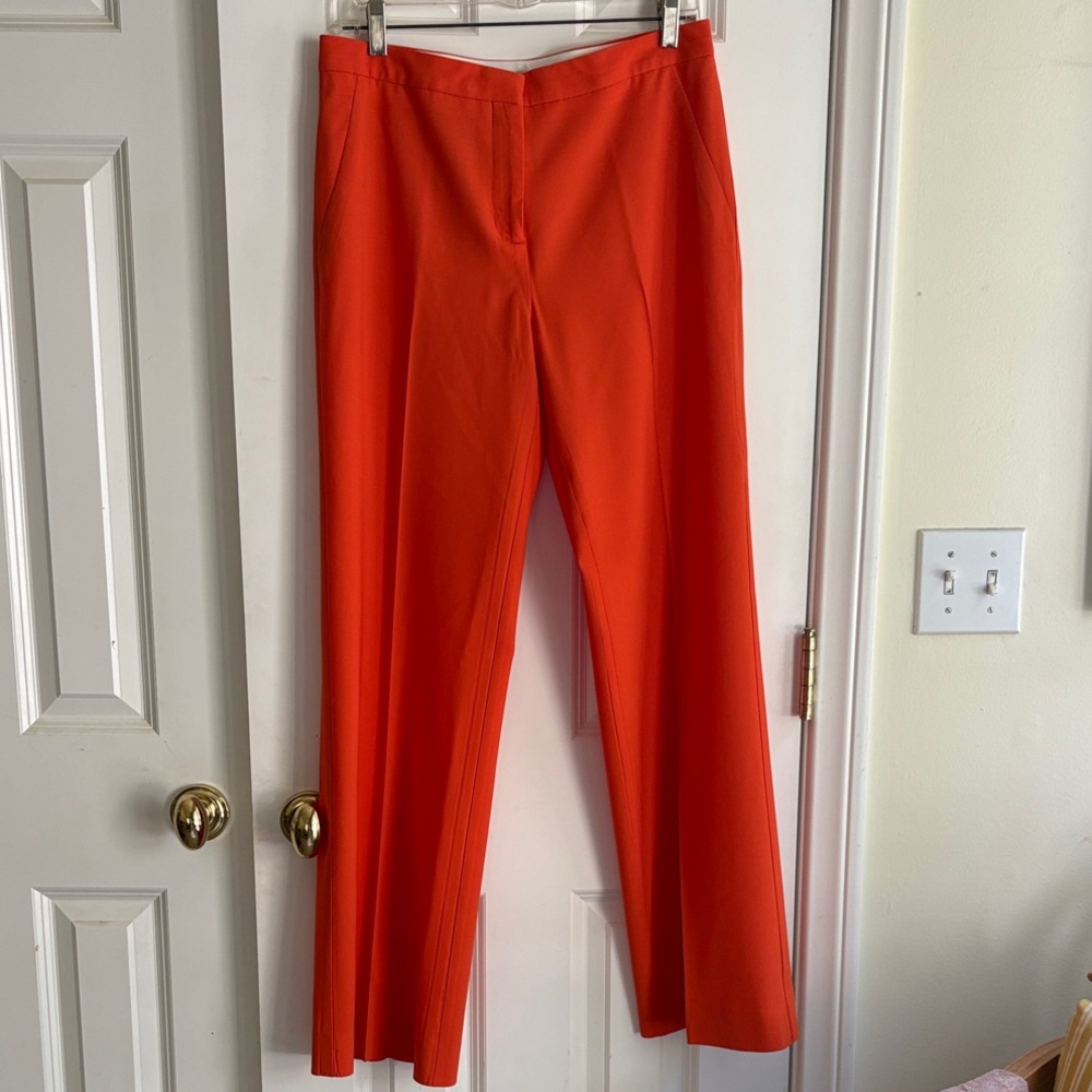 DVF Diane von Furstenberg Katara Wide-Leg Wool Blend Pants | Size 8
